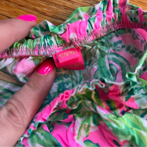 Lilly Pulitzer pink and green diaper cover size 18-24 months - Picture 3 of 3